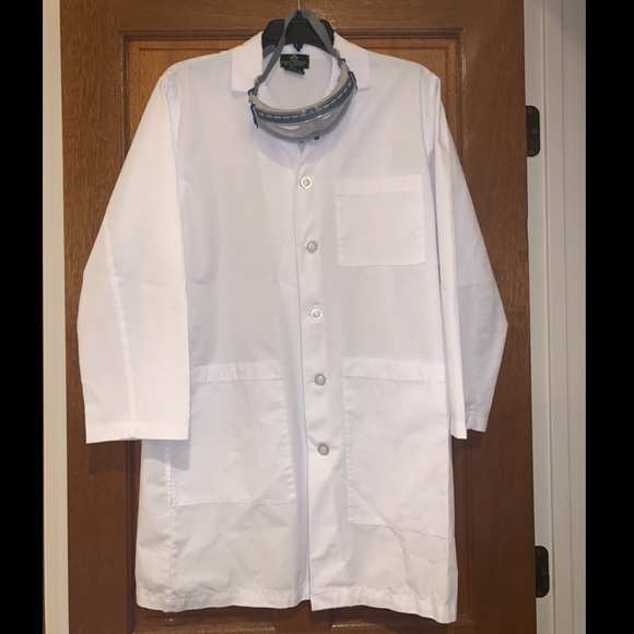 LAB COAT + UVEX GOGGLES - Picture 1 of 6